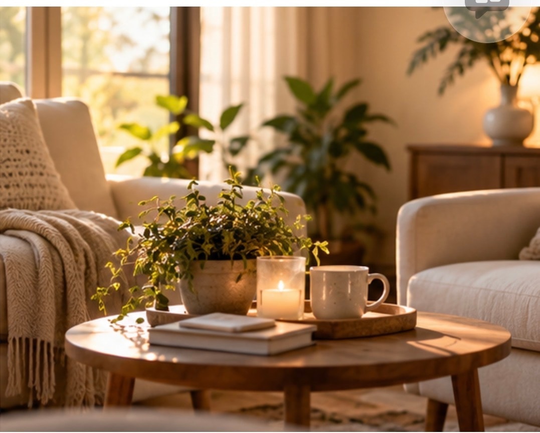 A warm, comfortable counselling space